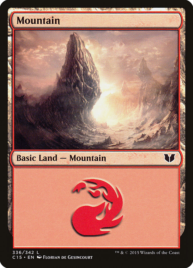 Mountain (336) - Commander 2015 (C15)