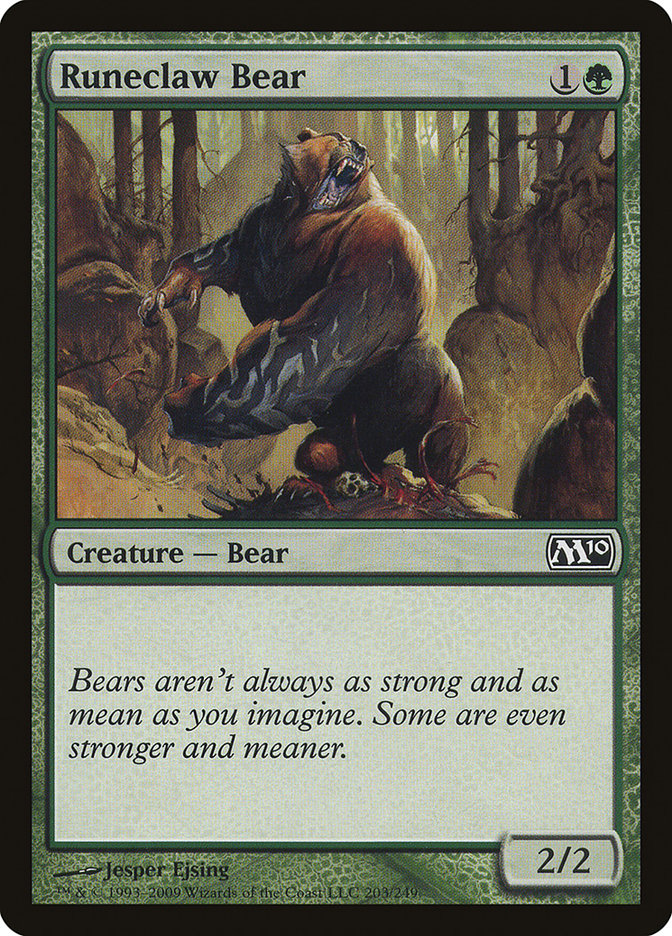 Runeclaw Bear - Magic 2010 (M10)