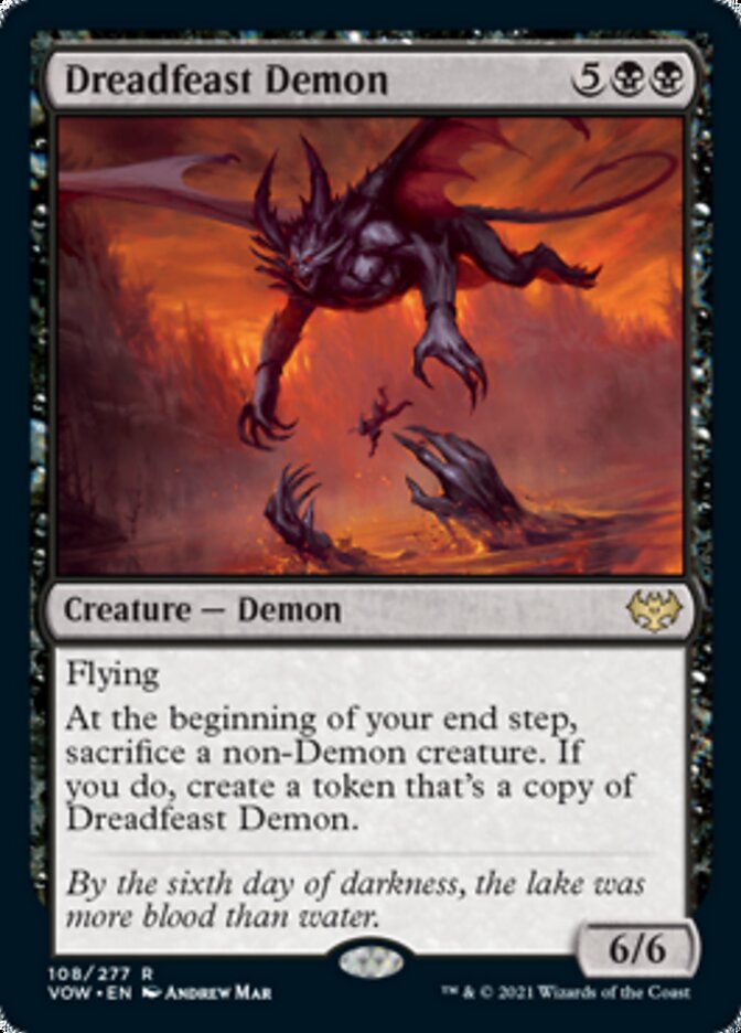 Dreadfeast Demon - [Foil] Innistrad: Crimson Vow (VOW)