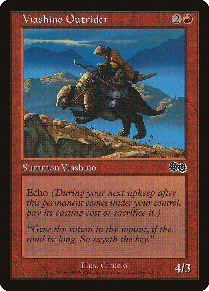Viashino Outrider - [Retro Frame] Urza's Saga (USG)