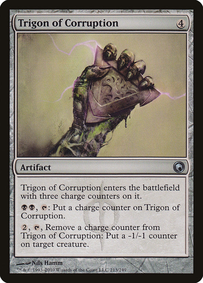 Trigon of Corruption - [Foil] Scars of Mirrodin (SOM)