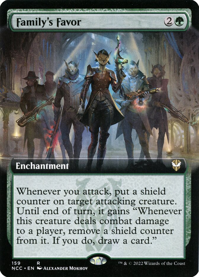 Family's Favor - [Foil, Extended Art] New Capenna Commander (NCC)