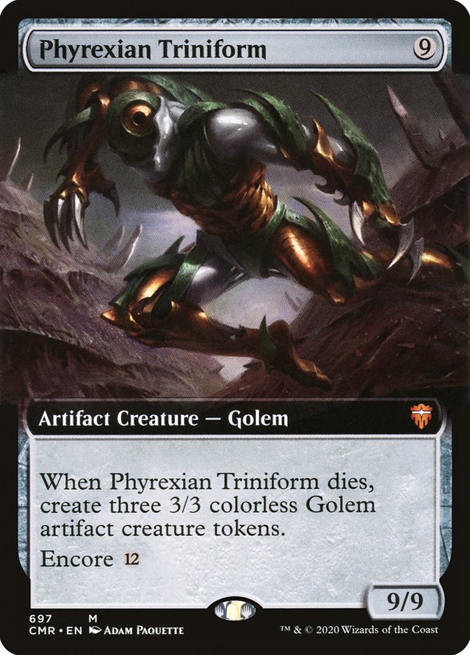 Phyrexian Triniform - [Foil, Extended Art] Commander Legends (CMR)