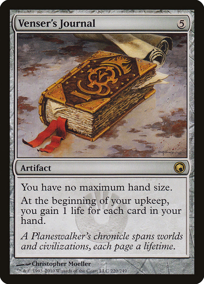Venser's Journal - [Foil] Scars of Mirrodin (SOM)