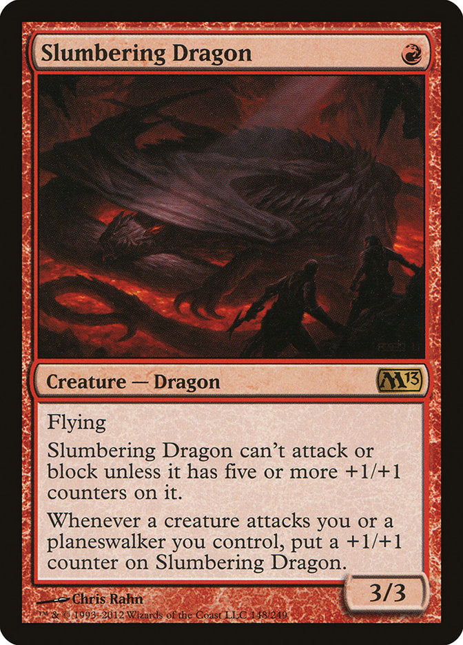 Slumbering Dragon - [Foil] Magic 2013 (M13)
