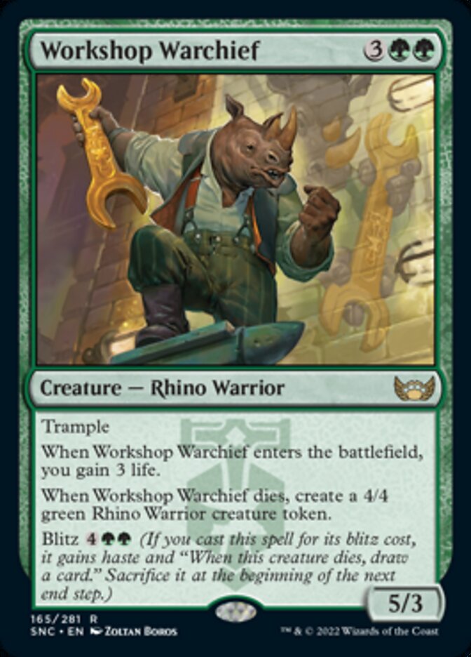 Workshop Warchief - [Foil] Streets of New Capenna (SNC)