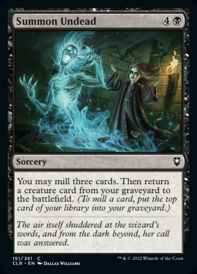 Summon Undead - [Foil] Commander Legends: Battle for Baldur's Gate (CLB)