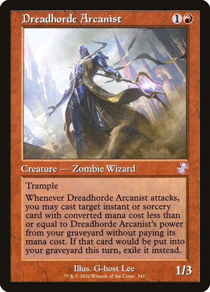 Dreadhorde Arcanist - [Foil, Retro Frame] Time Spiral Remastered (TSR)