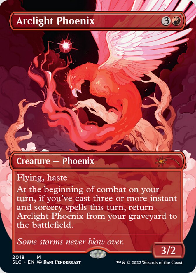 Arclight Phoenix - [Foil, Borderless] Secret Lair 30th Anniversary Countdown Kit (SLC)