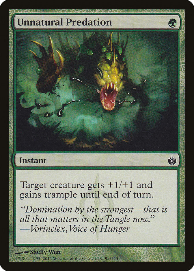 Unnatural Predation - [Foil] Mirrodin Besieged (MBS)