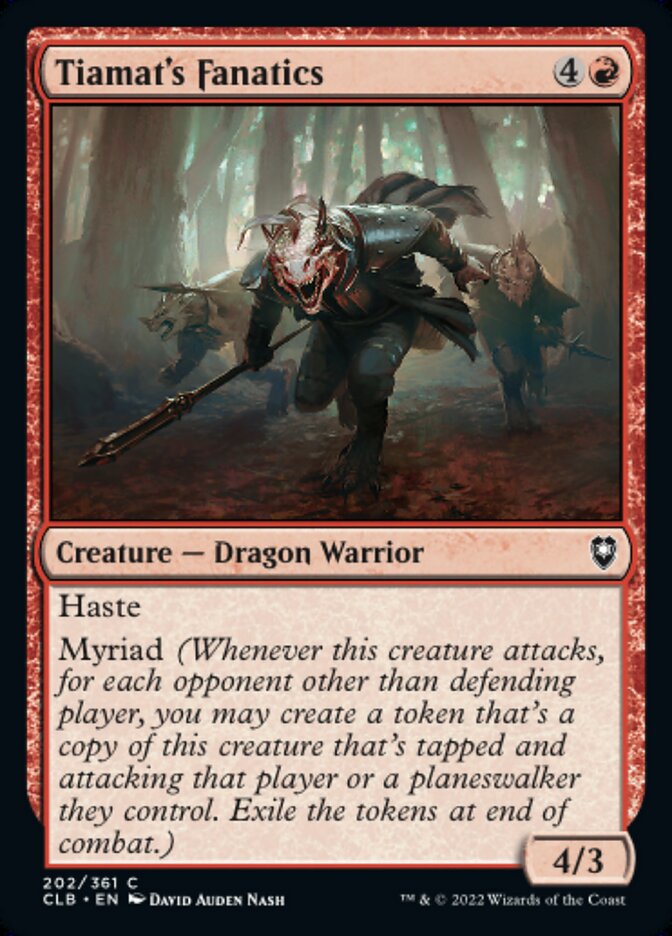 Tiamat's Fanatics - [Foil] Commander Legends: Battle for Baldur's Gate (CLB)