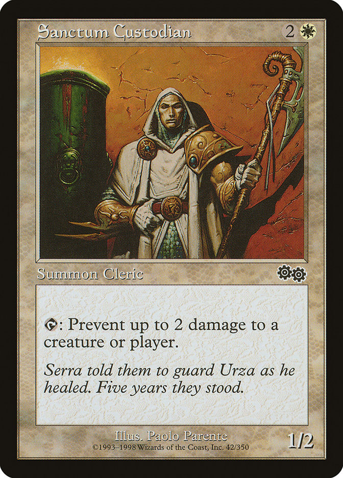 Sanctum Custodian - [Retro Frame] Urza's Saga (USG)