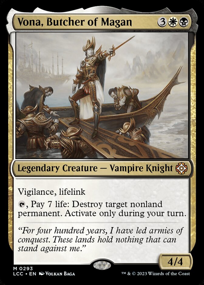 Vona, Butcher of Magan - Lost Caverns of Ixalan Commander (LCC)