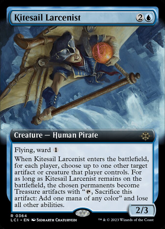 Kitesail Larcenist - [Extended Art] The Lost Caverns of Ixalan (LCI)