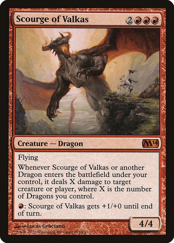 Scourge of Valkas - [Foil] Magic 2014 (M14)
