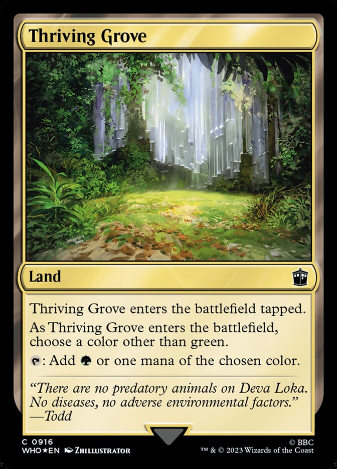 Thriving Grove - [Surge Foil] Doctor Who (WHO)