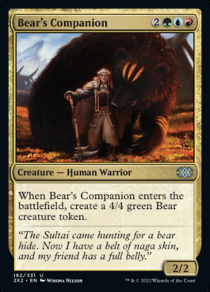 Bear's Companion - Double Masters 2022 (2X2)
