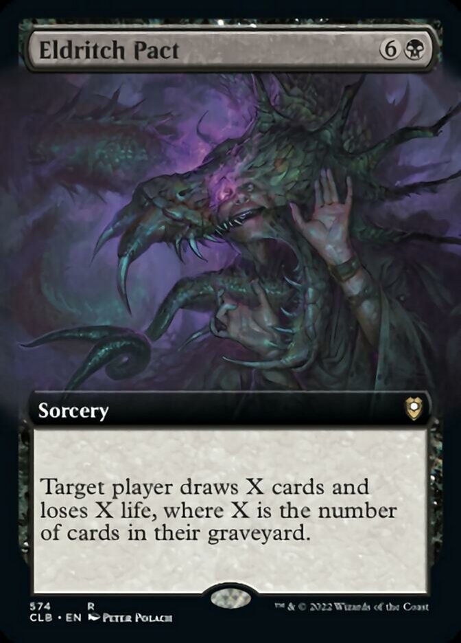 Eldritch Pact - [Foil, Extended Art] Commander Legends: Battle for Baldur's Gate (CLB)