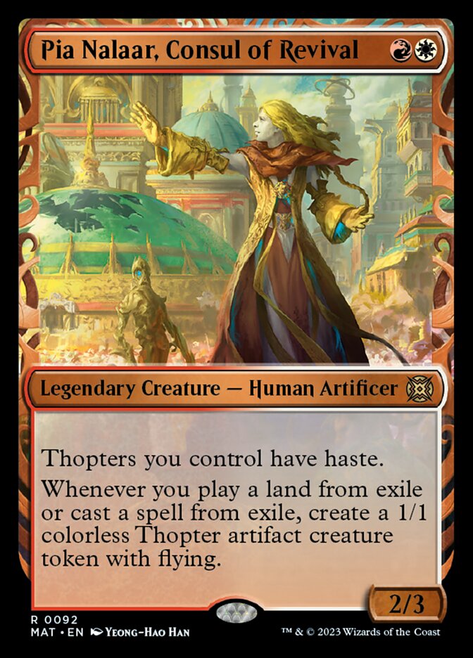 Pia Nalaar, Consul of Revival - [Foil, Showcase] March of the Machine: The Aftermath (MAT)