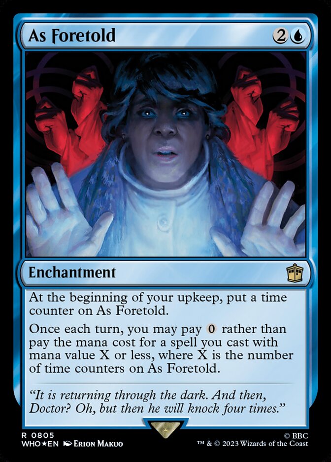 As Foretold - [Surge Foil] Doctor Who (WHO)