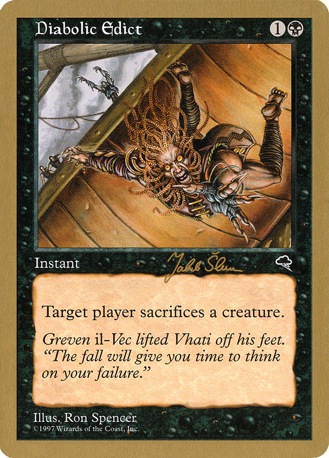 Diabolic Edict - [Retro Frame] World Championship Decks 1999 (WC99)