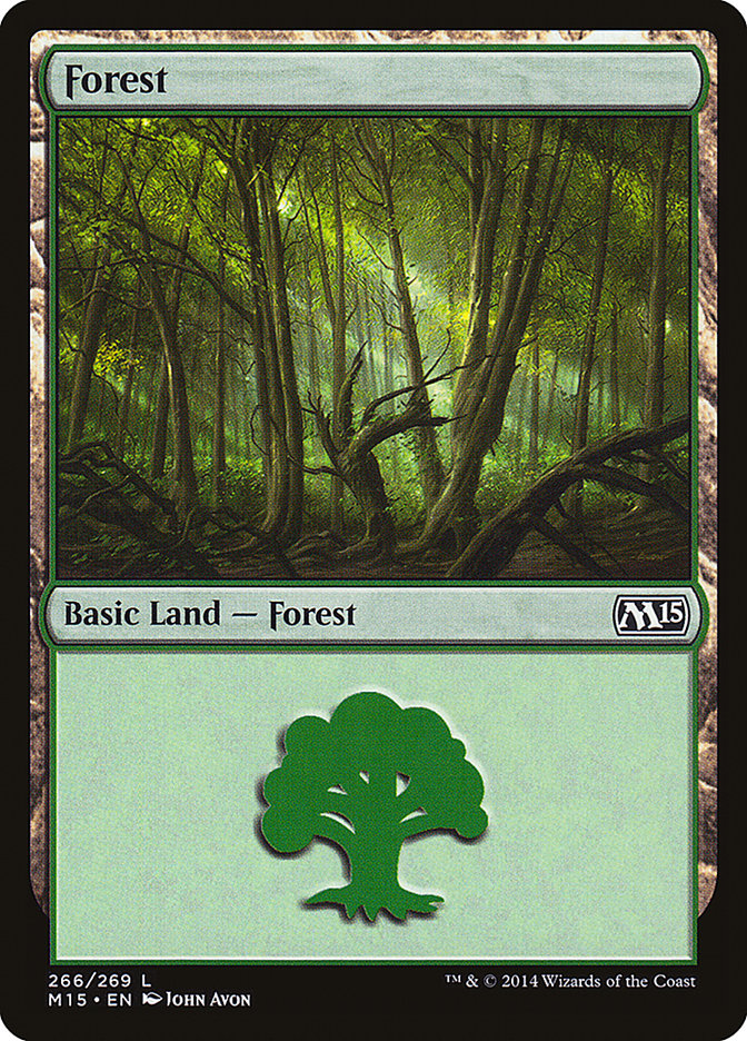 Forest (266) - [Foil] Magic 2015 (M15)