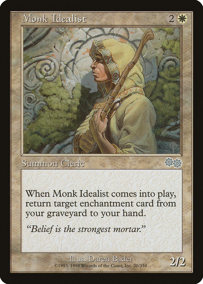 Monk Idealist - [Retro Frame] Urza's Saga (USG)