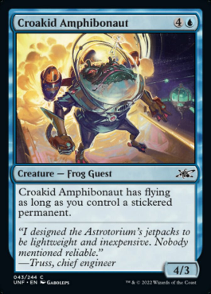 Croakid Amphibonaut - [Foil] Unfinity (UNF)