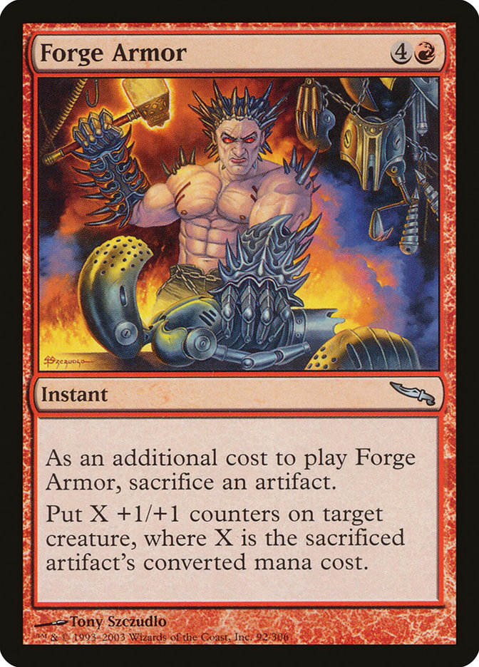 Forge Armor - [Foil] Mirrodin (MRD)