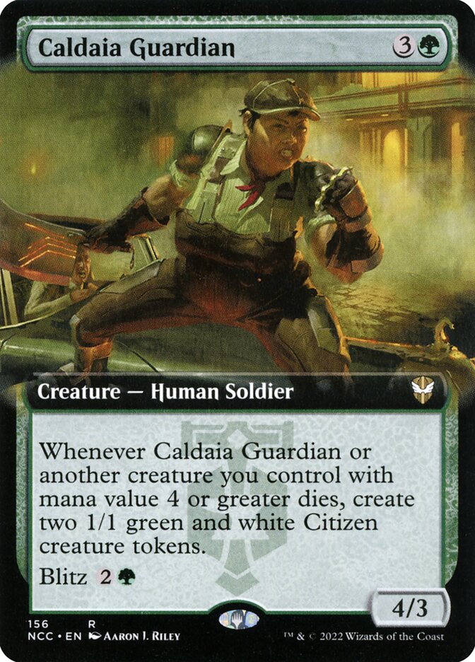 Caldaia Guardian - [Foil, Extended Art] New Capenna Commander (NCC)