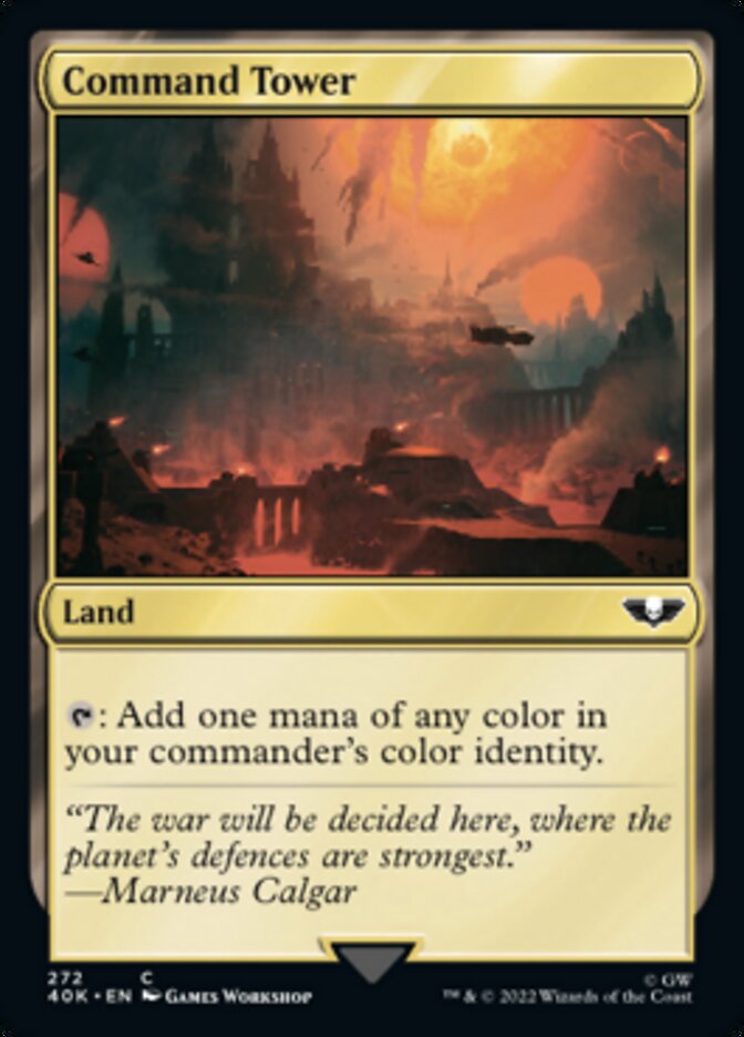 Command Tower - [Surge Foil] Warhammer 40,000 Commander (40K)