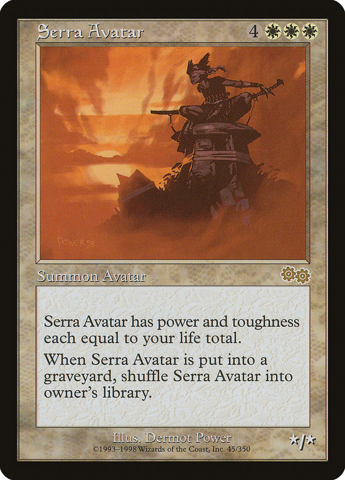 Serra Avatar - [Retro Frame] Urza's Saga (USG)