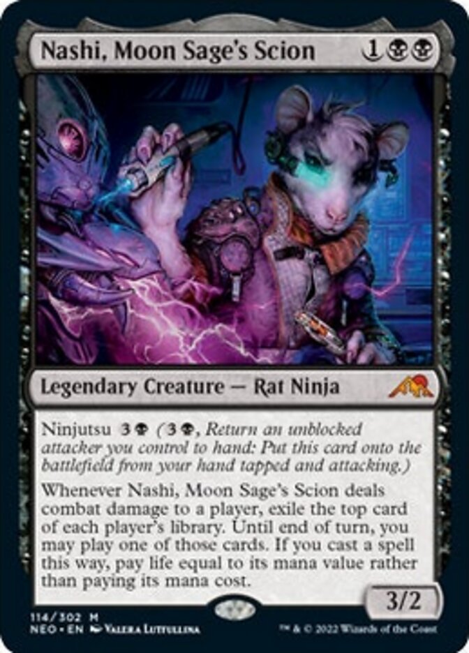 Nashi, Moon Sage's Scion - [Foil] Kamigawa: Neon Dynasty (NEO)