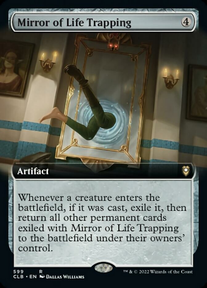 return all exiled cards mtg Mirror of Life Trapping [Commander Legends: Battle for Baldur's Gate Prerelease Promos] Heavily Played Foil