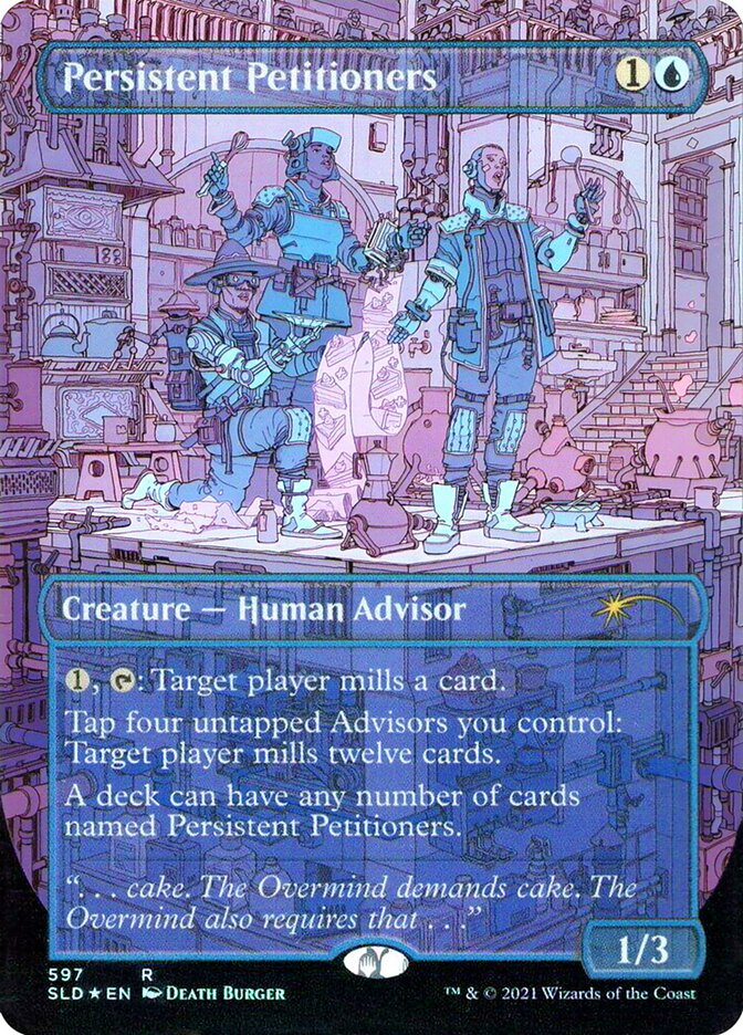 Persistent Petitioners (597) - [Foil, Borderless] Secret Lair Drop (SLD)