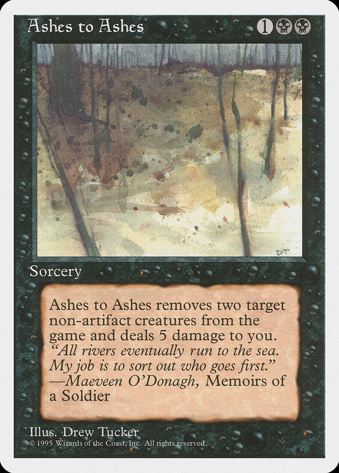 Ashes to Ashes - Fourth Edition (4ED)