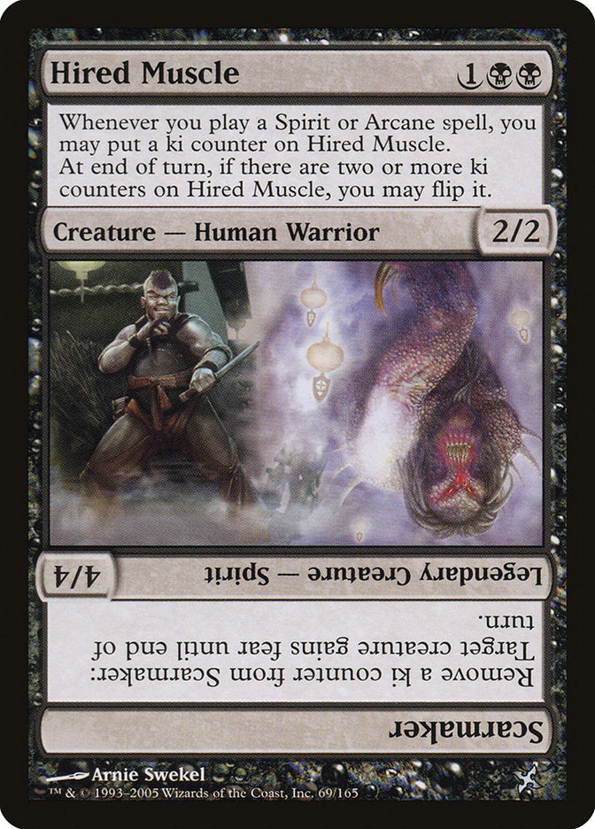 Hired Muscle // Scarmaker - [Foil] Betrayers of Kamigawa (BOK)