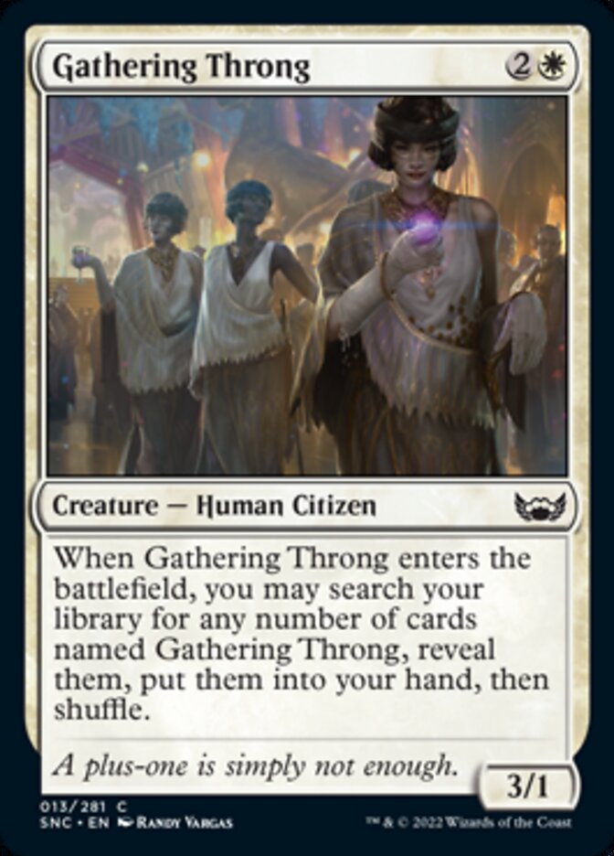 Gathering Throng - Streets of New Capenna (SNC)