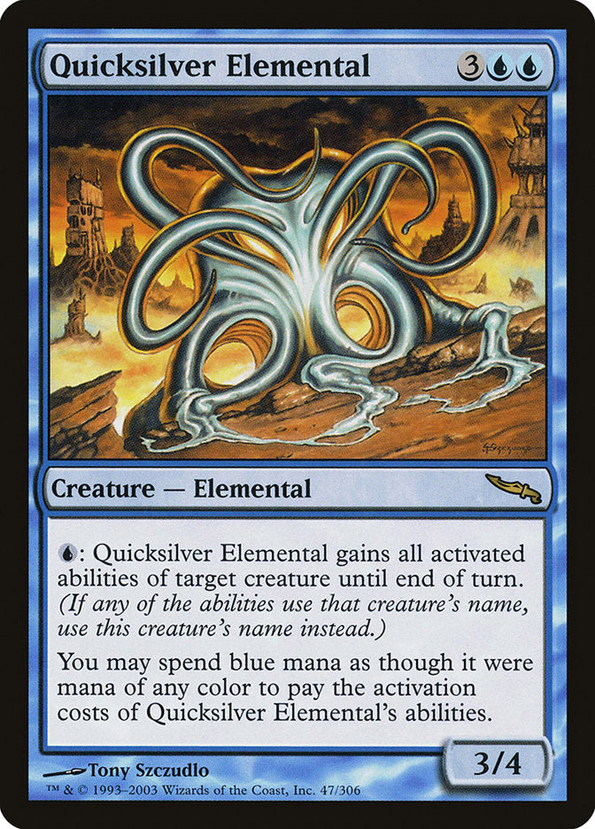 Quicksilver Elemental - [Foil] Mirrodin (MRD)