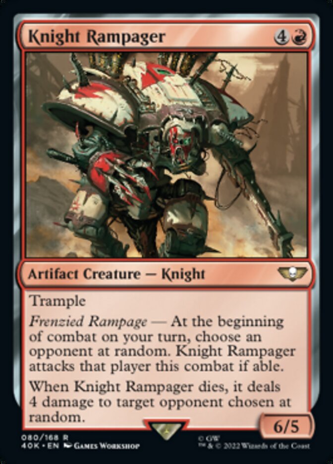 Knight Rampager - [Surge Foil] Warhammer 40,000 Commander (40K)