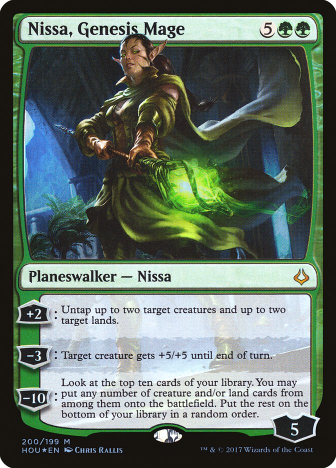 Nissa, Genesis Mage - [Foil] Hour of Devastation (HOU)