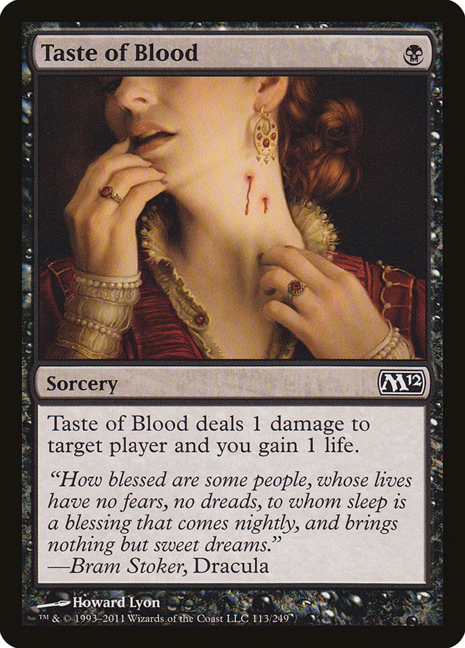 Taste of Blood - [Foil] Magic 2012 (M12)