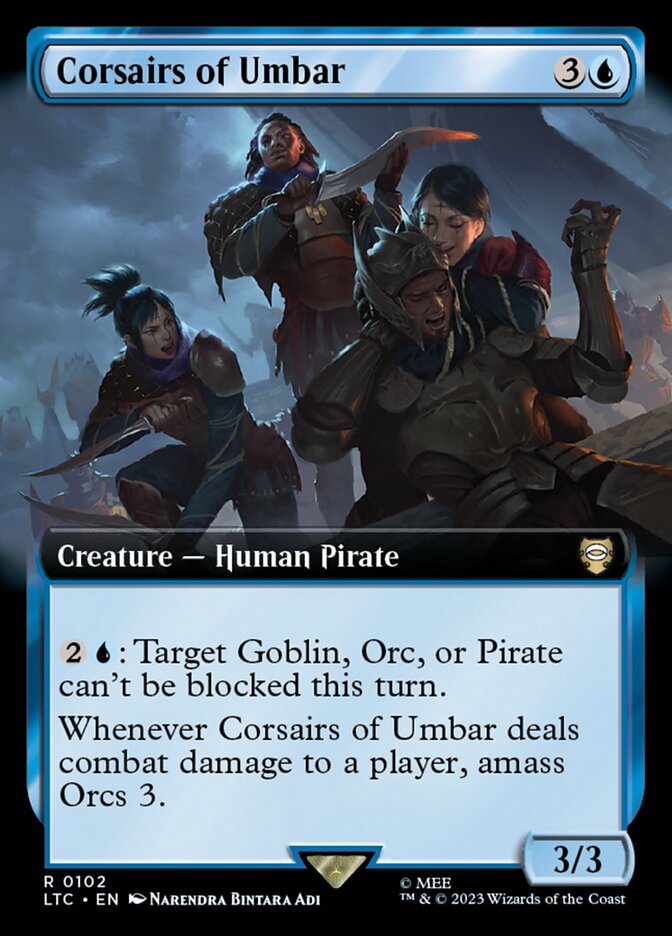 Corsairs of Umbar - [Extended Art] Tales of Middle-earth Commander (LTC)