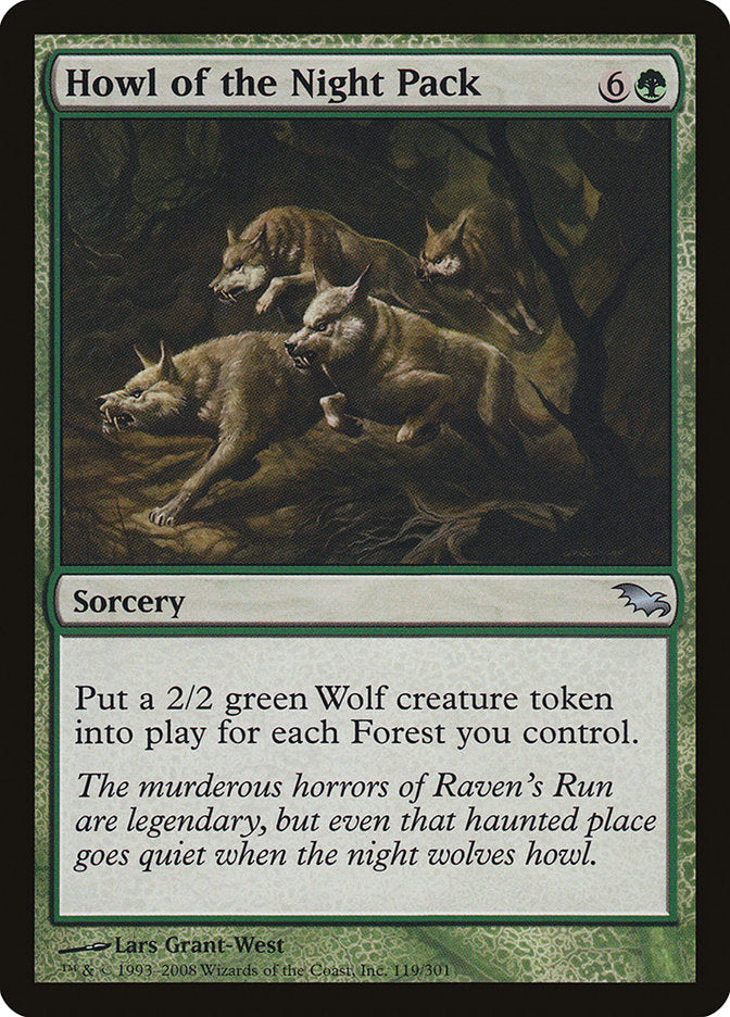 Howl of the Night Pack - [Foil] Shadowmoor (SHM)