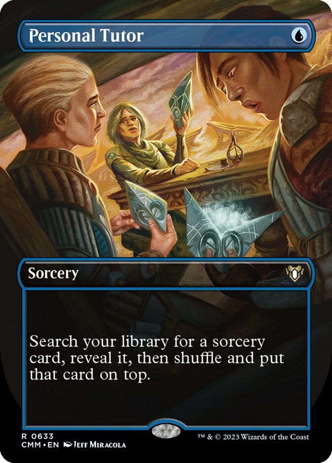 Personal Tutor - [Borderless] Commander Masters (CMM)