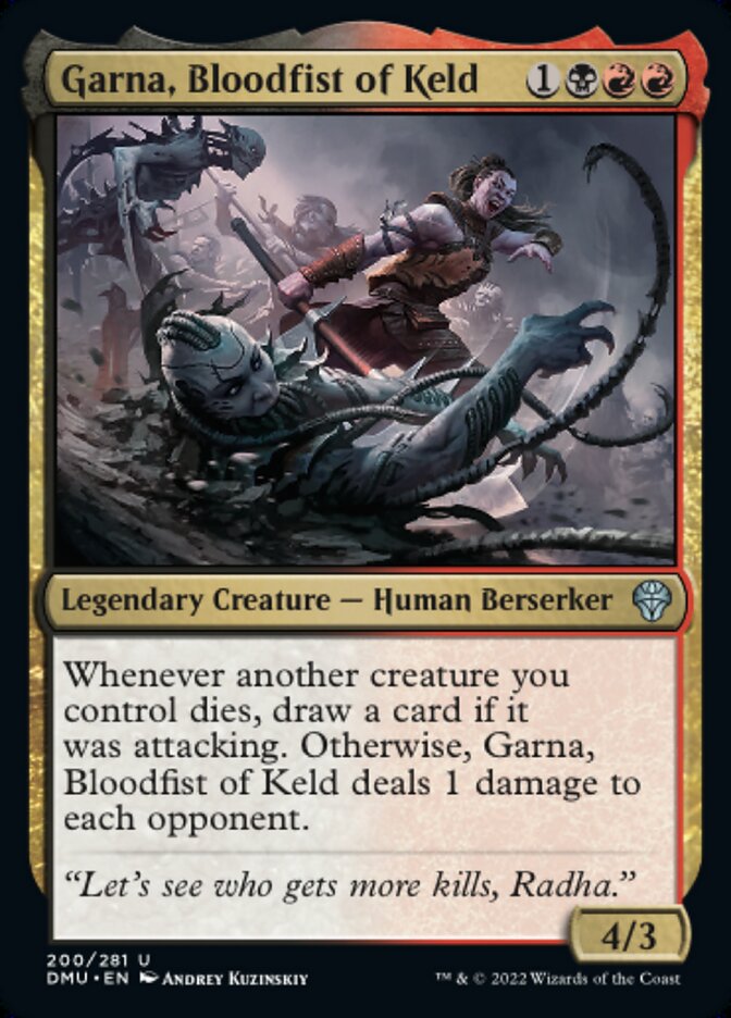 Garna, Bloodfist of Keld - [Foil] Dominaria United (DMU)