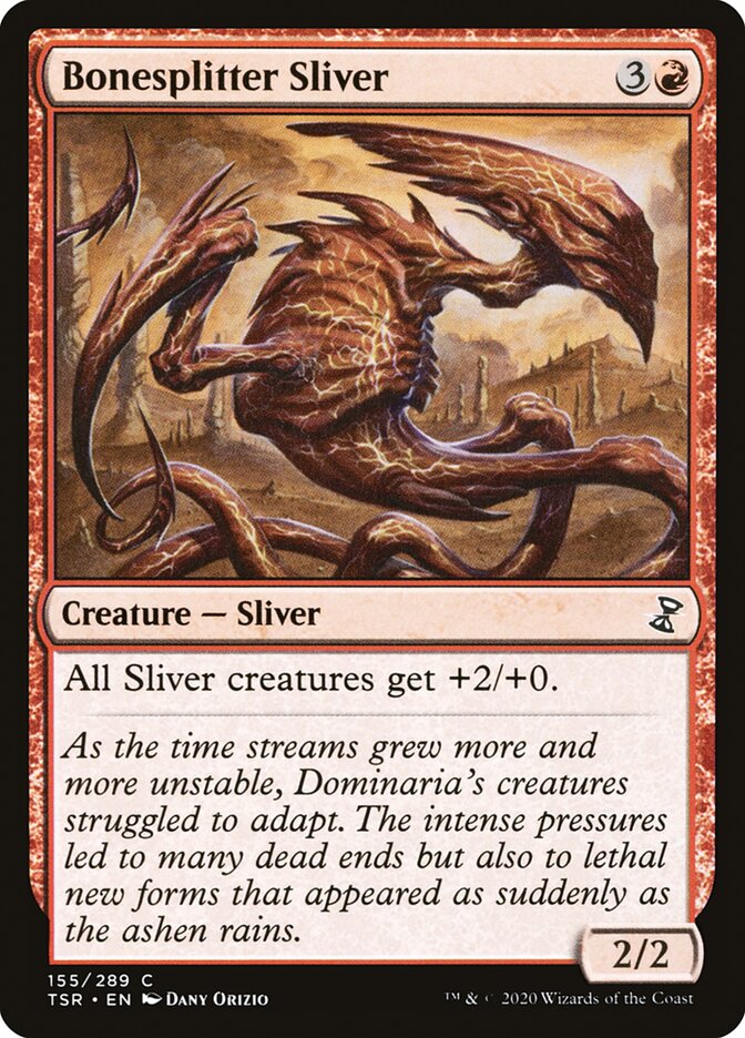 Bonesplitter Sliver - [Foil] Time Spiral Remastered (TSR)