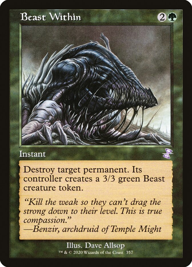 Beast Within - [Foil, Retro Frame] Time Spiral Remastered (TSR)