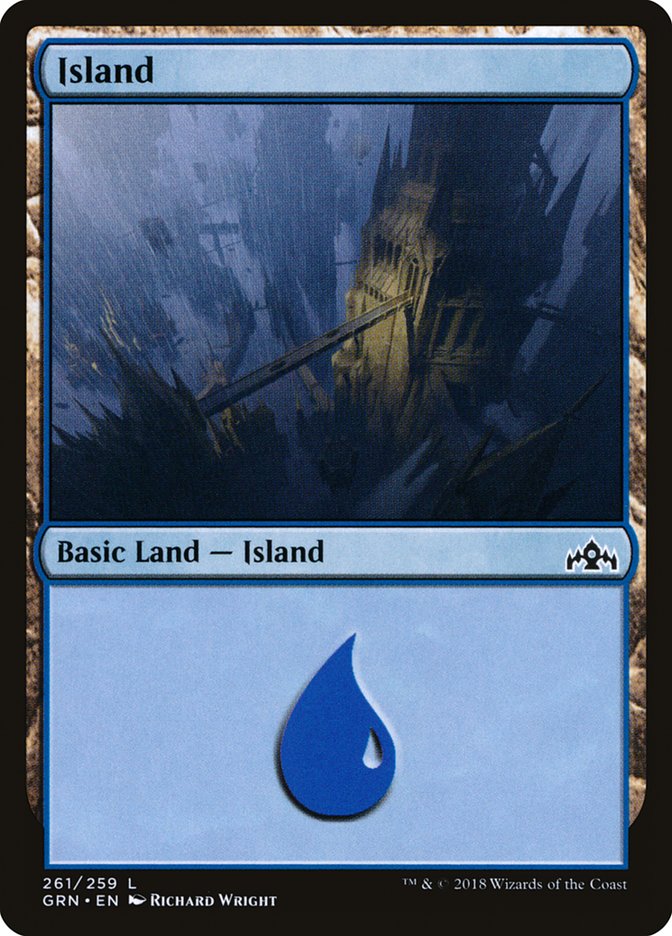 Island - [Foil] Guilds of Ravnica (GRN)