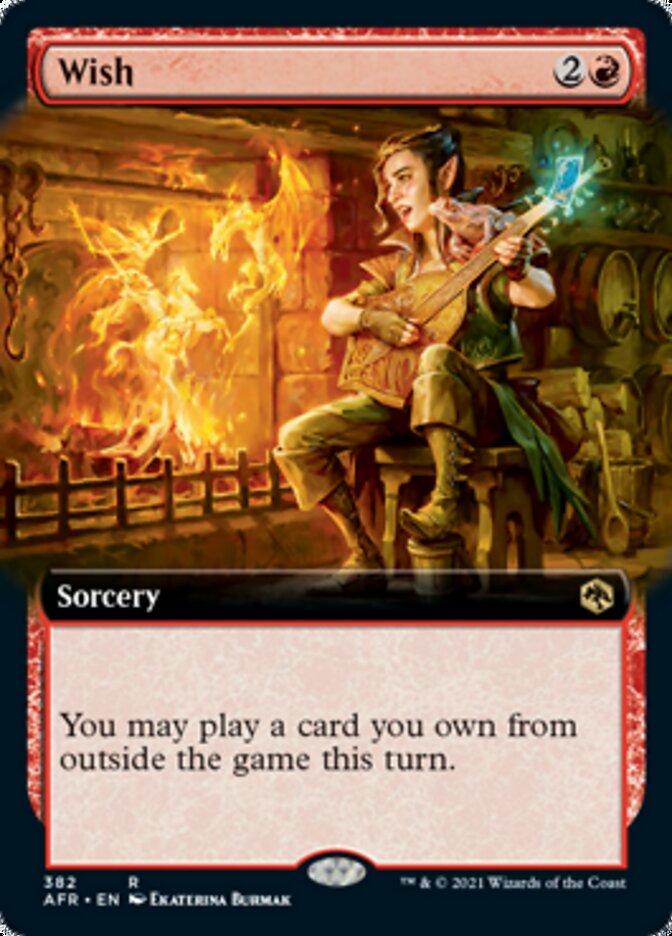 Wish - [Foil, Extended Art] Adventures in the Forgotten Realms (AFR)